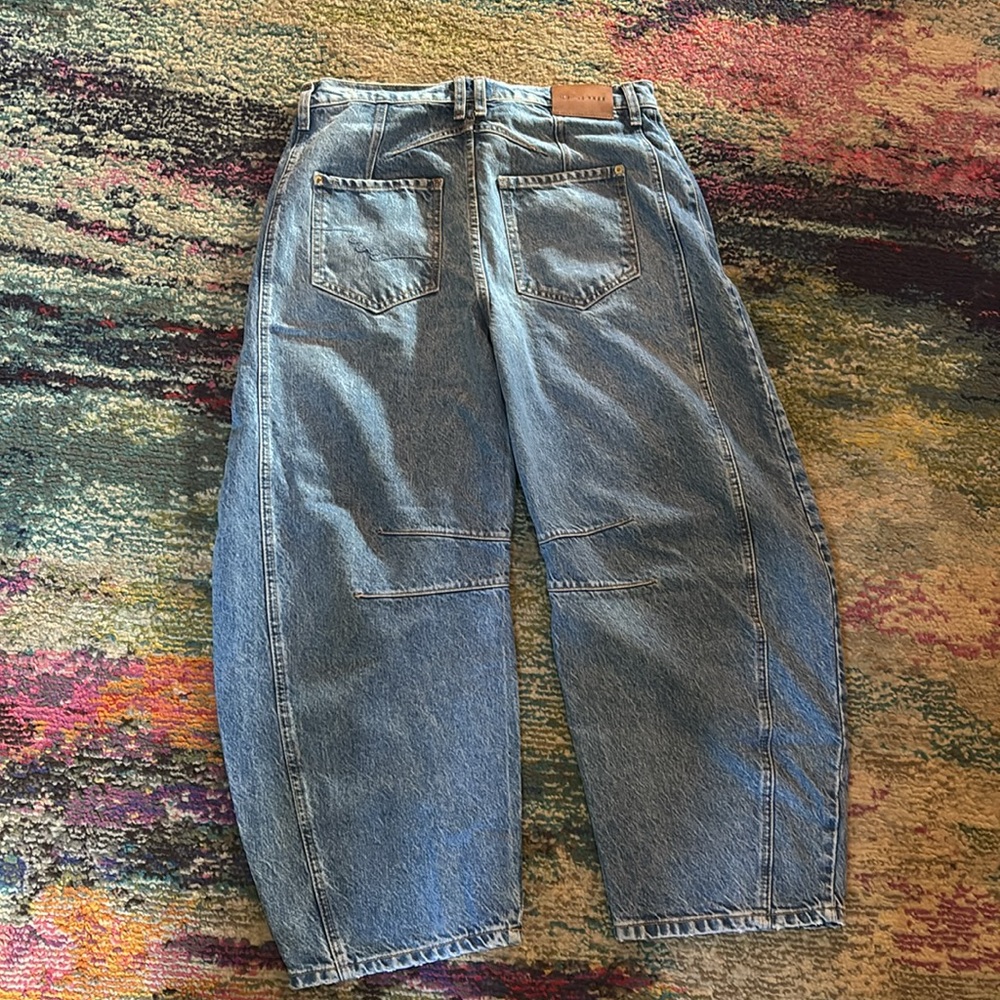 We The Free [Free People] Good Luck Barrel Jeans - Picture 2 of 3